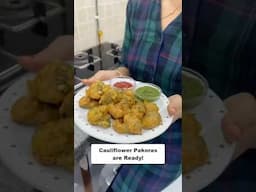 Chatpate gobhi pakoras | cauliflower pakora recipe | gobhi pakora recipe #shorts