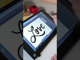 Creating your own calligraphy style lettering using Wacom #movink