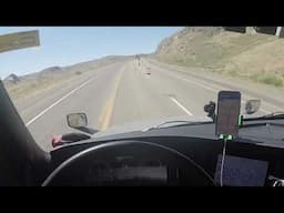 US 95 Mountain Road Footage With Construction