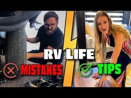 RV LIFE for BEGINNERS! (Our BIGGEST Mistakes + USEFUL TIPS)