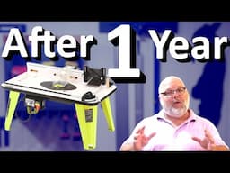 Ryobi Router Table Review after one year.