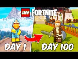 I Survived 100 Days in Lego Fortnite, Here's What Happened...