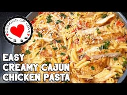 Cajun Chicken Alfredo Pasta | Creamy Cajun Chicken Pasta Recipe