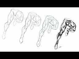 Drawing Comic Style Legs - Step by Step