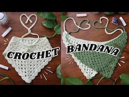 Easy Crochet Granny Bandana (UPDATED!)