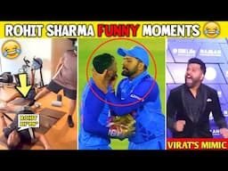 Rohit Sharma: The King of Comedy 😂(Funniest Moments) | Rohit Sharma Thug Life Moments ☠️