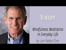 Vision: Mindfulness Meditation in Everyday Life | Jon Kabat Zinn