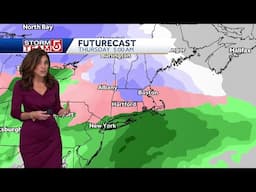 Video: One of 3 storm systems bringing burst of snow