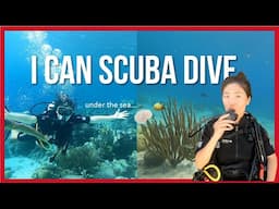 Intro Dive for Beginners l Never thought I would do this! My first scuba diving in Curacao