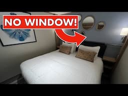 I Cruised in The Smallest and Cheapest Cabin on a HUGE Cruise Ship!