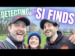 Detecting With Si Finds!! Metal Detecting, Scotland, Fife, Medieval Castle - Ep 98