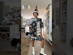 Shibori Clown Costume #sew #diycrafts #diyfashion #sewingprojects #costume #stitching #handmade