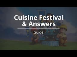 Top War - Cuisine Carnival and Answers