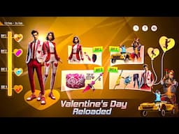 Valentine Event Free Rewards 2025 🥳🔥| Pink Diamond Store Return | Free Fire New Event | ff new event