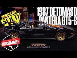 Rare DeTomaso Pantera GT5-S Sells at Mecum Kissimmee