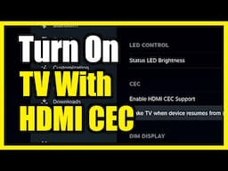 How to Turn On or Off Steam Deck with TV HDMI CEC (Easy Method)