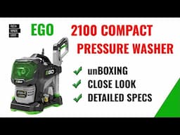 NEW EGO Compact Portable Pressure Washer EGO 2100 PSI HPW2100 HPW2105 Ego Pressure Washer