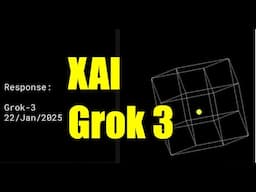 XAI Grok 3 Revealed