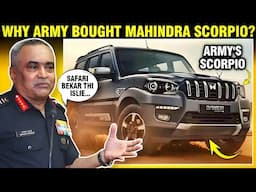 Why Indian Army Bought Mahindra Scorpio? | रहस्य खुल गया 😲 | Army Special Mahindra Scorpio