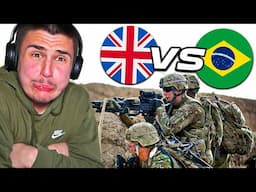 Britânico reage a "Comparação Militar - Brasil vs Reino Unido"