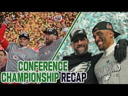 Conference Championship Recap: Chiefs Excellence, Bills heartbreak and an Eagles Fiftyburger