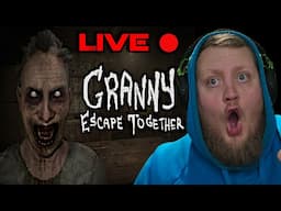 GRANNY ESCAPE TOGETHER!!! 🔴 (LIVE) *SCARY*