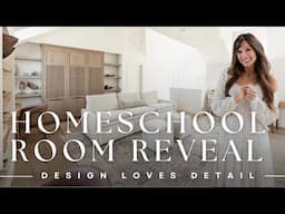 Designer Media & Homeschool Room - New Build Reveal