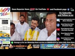 Goan Reporter News: Shubamrav Dattarav Desai Appointed New Sarpanch of Guirim Panchayat