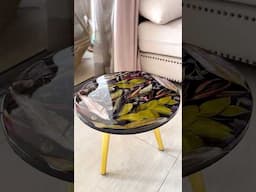 Epoxy Resin Table. Flowers Table DIY. #resinart #epoxy #epoxy_resin #diy #resin_art #art #epoxydiy