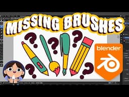 WHY your Blender Brush Pack is GONE / Blender Update 4.3