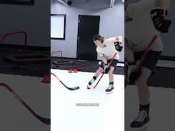 New train at home drill 🏒🏒 #hockeytraining #hockeydrills