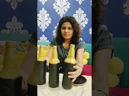 wine की खाली bottles से ये भी बन सकता है आपने सोचा भी नही होगा 😍#shortsvideo #homedecor #bottlecraft