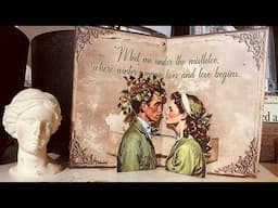 Simple and Stunning ''Mistletoe Kiss'' POP UP , Step-by-step tutorial