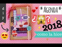 AGENDA HECHA A MANO/ RECICLADA/DIY/DA CLICK!!!