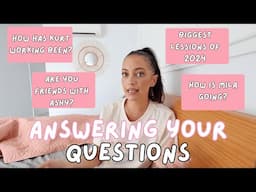 HONEST AF Q&A - PART 1... ANSWERING ALL OF YOUR QUESTIONS *AUSSIE MUM VLOGGER*