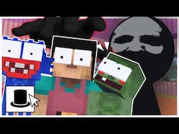 BLACK SPRUNKI ANNOY HUGGY - Minecraft Animation