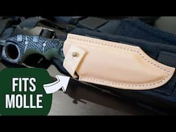 Wetmolding A Leather Knife Holster To Fit Your Larp Throwing Knives