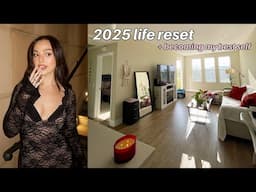 NEW YEAR RESET: cleansing my space, decluttering, intentions + being THAT girl in 2025..