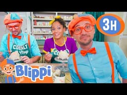 Create & Design NEW Pottery |  Blippi and Meekah Best Friend Adventures | Educational Videos