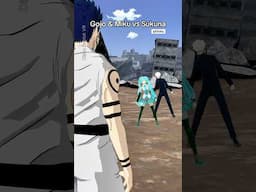 Gojo vs Hatsune Miku vs Sukuna #gojo #gojosatoru #jjk #jujutsukaisen #miku #vrchat #fortnite #diddy