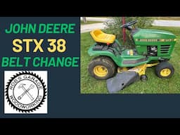 John Deere STX38 Belt Change