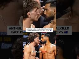 FINAL FACE OFF 💥 Anshul Jubli 🇮🇳 goes to war against Quillan Salkilld of 🇦🇺 at UFC 312 #UFC312