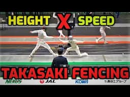 Height vs Speed - Fencing Style Clash (Cook vs Choupenitch Japan World Cup)