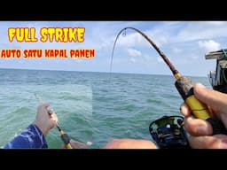 Satu kapal dibuat heboh kalau sudah jumpa kawanan ikan ini, Full strike ultralight jigging