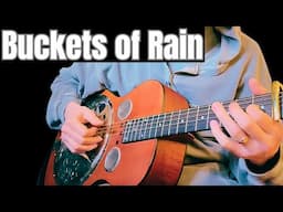 Fingerpicking Bob Dylan- open D and standard tuning...(Buckets of Rain)