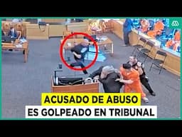 Hombre le dio golpiza al abusador de su sobrina en plena audiencia