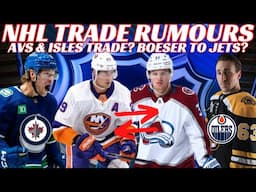 NHL Trade Rumours - Marchand to Oilers? Boeser to Jets? Isles & Avs Trade? Canucks Sign Pettersson