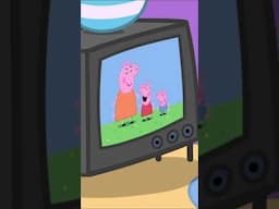 Peppa is on TV #PeppaPig #Shorts