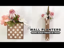 DIY Wall Flower Planters