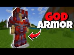 i made the MOST POWERFUL Armor in Minecraft pe 🔥| it's subh gaming